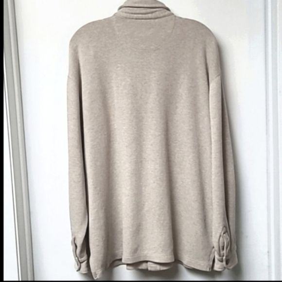 Tommy Bahama button-down long-sleeved mid-heavy soft shirt jacket - Picture 8 of 9